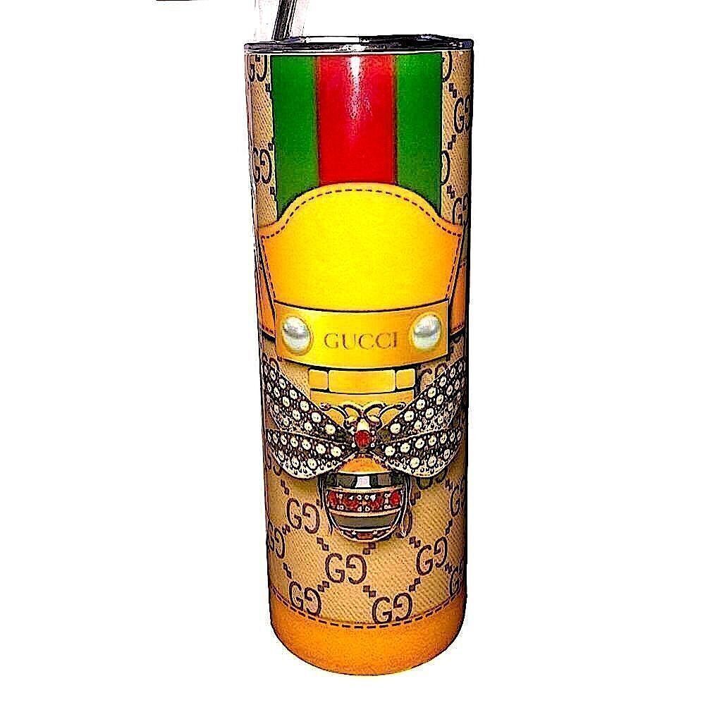 LAST ONE 20oz Stainless steel tumbler with metal straw